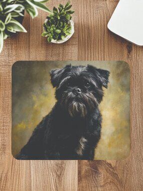 Affenpinscher Dog Computer Mousepad Home Office Decor Mouse Mat